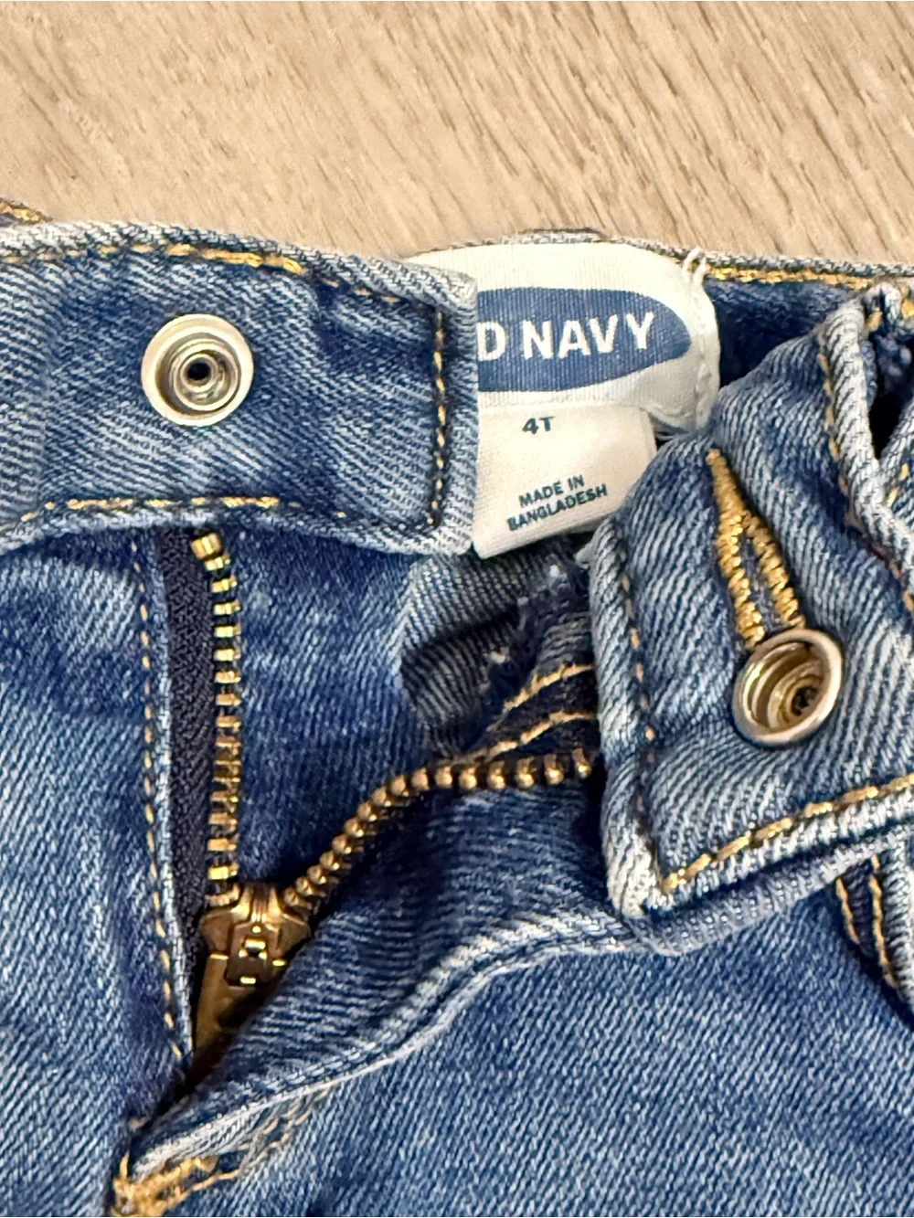 Old Navy Girls' Blue Denim Rolled-Hem Shorts